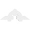 Ekena Millwork Ericson Architectural Grade PVC Gable Bracket, 48"W x 18"H x 4"D x 6"F, 9/12 Pitch GBP048X18X0406ERI00 - alternate 4